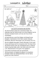 Vorschau - Arbeitsblätter - * Lesespaß im Winter * Leserätsel - Seite 3
