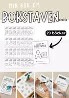 förhandsvisning - Min bok om bokstaven - lära bokstäver - försättsblad