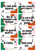 Vista previa - Tarjetas / Manipulativos - Joc de memòria de Frases Fetes - página 1