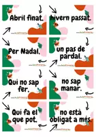 Vista previa - Tarjetas / Manipulativos - Joc de memòria de Frases Fetes - página 2