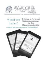 Vorschau - Arbeitsblätter - Karten "Would you rather?" 16 Entscheidungsfragen - Deckblatt