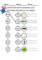 Vorschau - Arbeitsblätter - Schulgarten Silben/Wortschatz DaZ/DaF, deutsch - Seite 3
