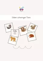 Vorschau - Spiele - Silben schwingen - Tiere - Deckblatt