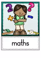 Vorschau - Bildkarten - School Subjects: Bildkarten Englisch - Seite 1