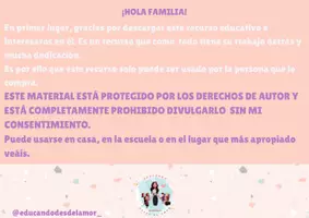 Vista previa - Unidades / Secuencias / Situaciones de Aprendizaje - DOSIER DE LAS VOCALES - página 1