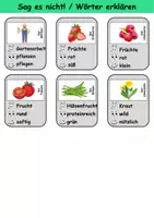 Vorschau - Mal- und Bastelvorlagen - Sag es nicht Schulgarten - DaZ/DaF, Deutsch (Spiel) - Seite 3