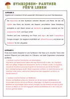 Vorschau - Arbeitsblätter - Symbiosen- Partner für's Leben | Unterrichtsreihe "Ökosystem Wald", Biologie 7. Klasse | Symbiosen - Seite 3