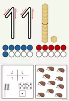 Vorschau - Poster - Mathe Klasse 1: Ziffernplakate 11-20 - Seite 3