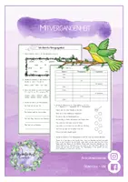 Vorschau - Arbeitsblätter - Wir üben die Mitvergangenheit - Deckblatt