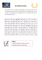 Vorschau - Arbeitsblätter - Tugenden der "Römer" Jg. 5+6 inkl. Lösungen - Deckblatt