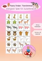 Vorschau - Spiele - Energizer: Paare finden: Tierstimmen - Deckblatt