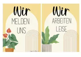 Vorschau - Poster - Boho Plants: Klassenregeln | Klassenvereinbarung - Seite 3