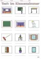 Vorschau - Test - Test "Im Klassenzimmer" DaZ / Deutsch - Seite 1