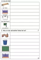 Vorschau - Test - Test "Im Klassenzimmer" DaZ / Deutsch - Seite 2