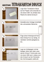 Vorschau - Präsentationen/Tafelbilder - KUNST: Anleitung Tetrakarton Druck - Seite 2