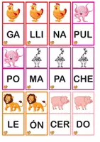 Vista previa - Juegos / Gamificación - Animalitos en sílabas! - página 3
