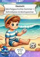 Vorschau - Arbeitsblätter - Würfelgeschichte Klasse 5/6: Sommer - Deckblatt