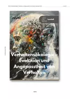 Vorschau - Arbeitsblätter - Bedeutung von Nervenzellen in der Verhaltensökologie - Lernheft zum Austeilen - Seite 1
