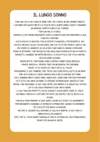 anteprima - Testo - Storia sul letargo per bambini - Racconto in stampatello maiuscolo - Pagina 1