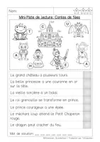Aperçu - Feuilles d'exercices - Mini Piste de Lecture : Contes de fees - Page 3