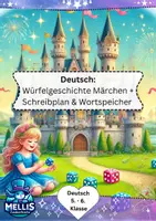 Vorschau - Arbeitsblätter - Würfelgeschichte Klasse 5/6: Märchen - Deckblatt