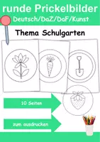 Vorschau - Mal- und Bastelvorlagen - XXL runde Prickelbilder - Seite 1