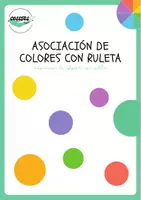 Vista previa - Refuerzo / NEE / Materiales de apoyo - ASOCIACIÓN DE COLORES CON RULETA - Portada