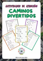 Vista previa - Juegos / Gamificación - Caminos Divertidos (actividades de atención) - Portada