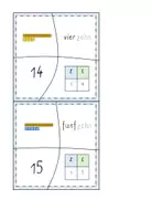 Vorschau - Stationenlernen - Puzzle - Zahlendarstellung 10-20 - Rechenstäbchen - Seite 3