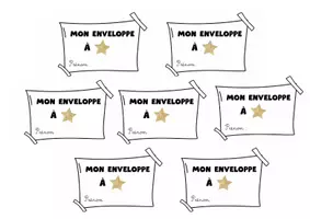 Aperçu - Autre type de ressources - Mon enveloppe à étoiles - Page de couverture