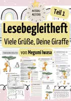 Vorschau - Arbeitsblätter - Viele Grüße, Deine Giraffe - Lesebegleitheft Teil 1 - Deckblatt