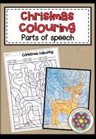 Vorschau - Arbeitsblätter - Christmas Colouring (parts of speech) - Deckblatt