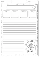 Vorschau - Arbeitsblätter - Roll a Christmas Story - Creative Writing - Seite 3