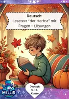 Vorschau - Arbeitsblätter - Leseverstehen Klasse 5/6: der Herbst - Deckblatt