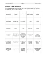 Vorschau - Spiele - Argentina – Juego de Memoria - Deckblatt