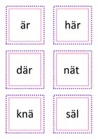 förhandsvisning - Träna vokalerna Å och Ä - sida 1