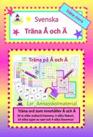 förhandsvisning - Träna vokalerna Å och Ä - försättsblad