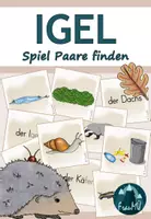 Vorschau - Spiele - 1./2. Klasse: Spiel Paare finden zum Thema Igel - Deckblatt