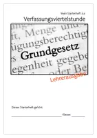 Vorschau - Stundenentwürfe - Materialpaket - Arbeitsheft 1 und 2 zur Verfassungsviertelstunde (20 Einheiten) - Seite 1