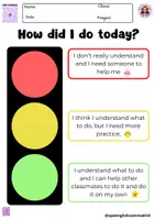 Vista previa - Evaluación - Traffic light 🚦 self-assessment @oposinglescammadrid - página 1
