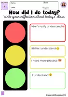 Vista previa - Evaluación - Traffic light 🚦 self-assessment @oposinglescammadrid - página 3