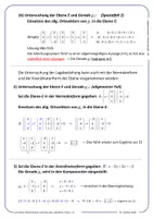 Vorschau - Arbeitsblätter - Mathematik - Lage Ebene-Gerade - Aufgaben, Video, App, etc. - Seite 3