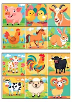 Aperçu - Préparation de séquence / Séquence complète - Séquence animaux de la ferme - Page 2
