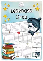 Vorschau - Arbeitsblätter - Lesepass Orca | Klassentiere - Deckblatt