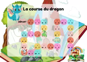 Aperçu - Jeux - le jeu du dragon (soustraction, addition) - Page de couverture
