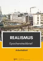 Vorschau - Arbeitsblätter - Realismus: Epochensteckbrief - Deckblatt