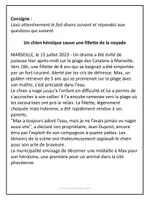 Aperçu - Feuilles d'exercices - Analyse d'un fait divers - Page de couverture