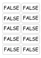 Vorschau - Poster - True false cards - Seite 1