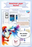 Vorschau - Arbeitsblätter - Alternative für Deutschland - Parteiprogramm/Wahlplakat-Analyse/Landtagswahlen 2024/Europawahl 2024/Junge Alternative #demokratiestärken - Deckblatt