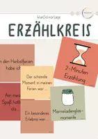 Vorschau - Anderer Materialtyp - Erzählen Würfelvorlage - Herbstferien - Deckblatt